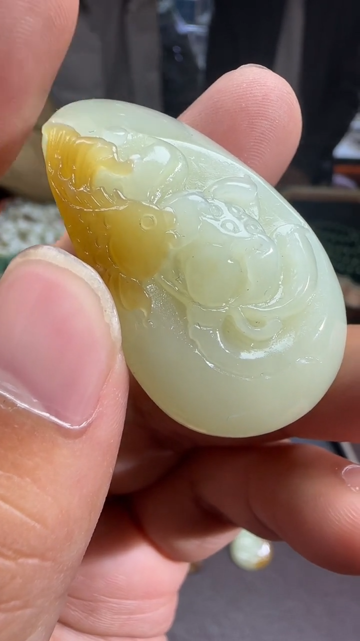 未镶嵌和田玉挂件【陆1118】36 7026