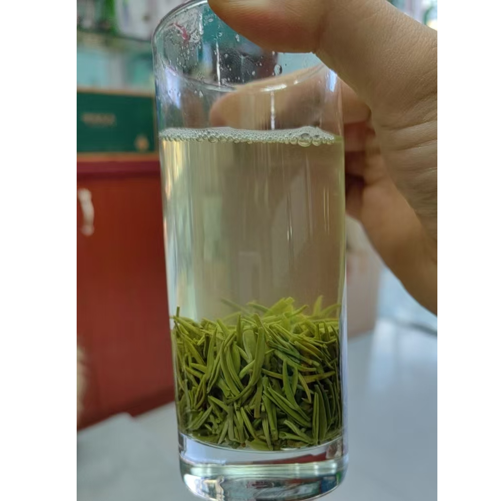 2025【秋茶毛尖】湖北竹溪高山云雾茶秋茶口感清香醇厚可口茶汤透亮