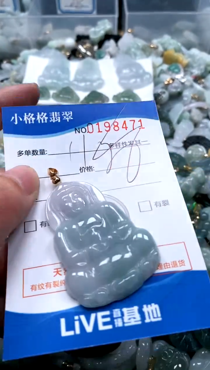 【闪购商品】翡翠颈饰未镶嵌闪购商品0198471