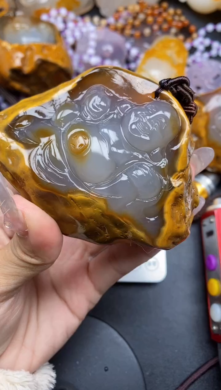 【闪购商品】玛瑙/玉髓颈饰未镶嵌LL