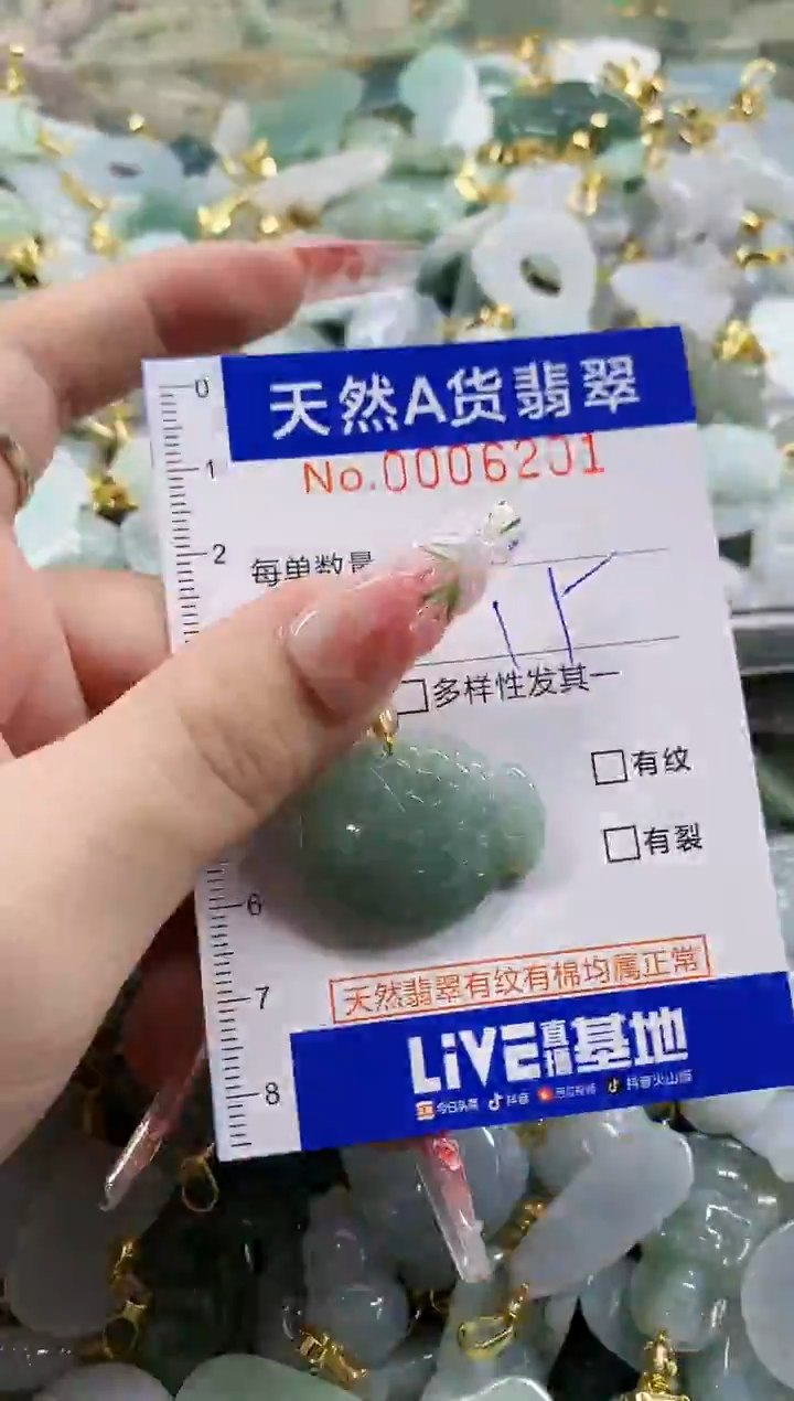 颈饰未镶嵌翡翠天然A货翡翠