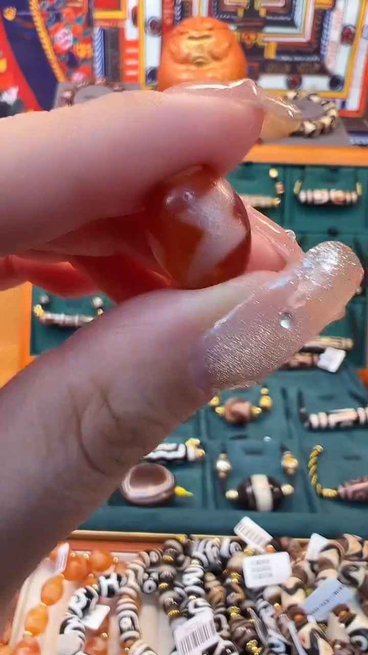 玛瑙/玉髓（覆膜）颈饰未镶嵌4.（微瑕随机发货）