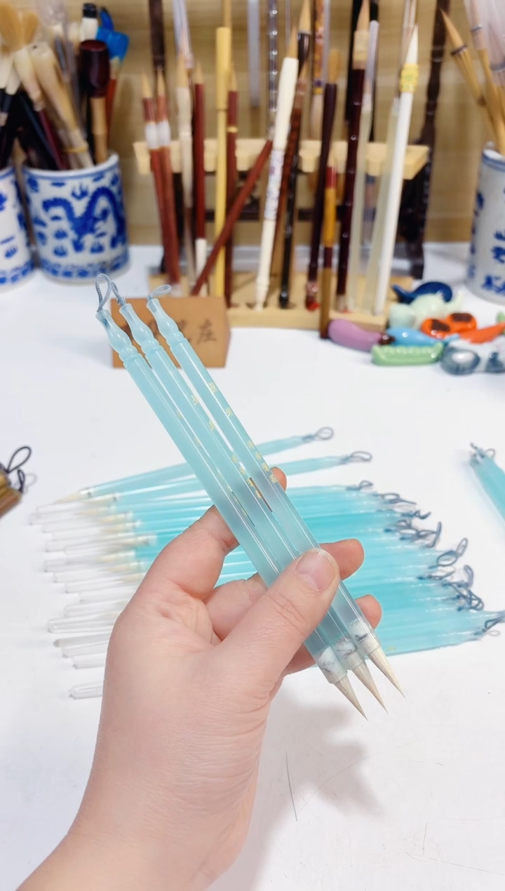 星光 作品光峰羊毫小楷毛笔3支 出锋1.9 口径0.5