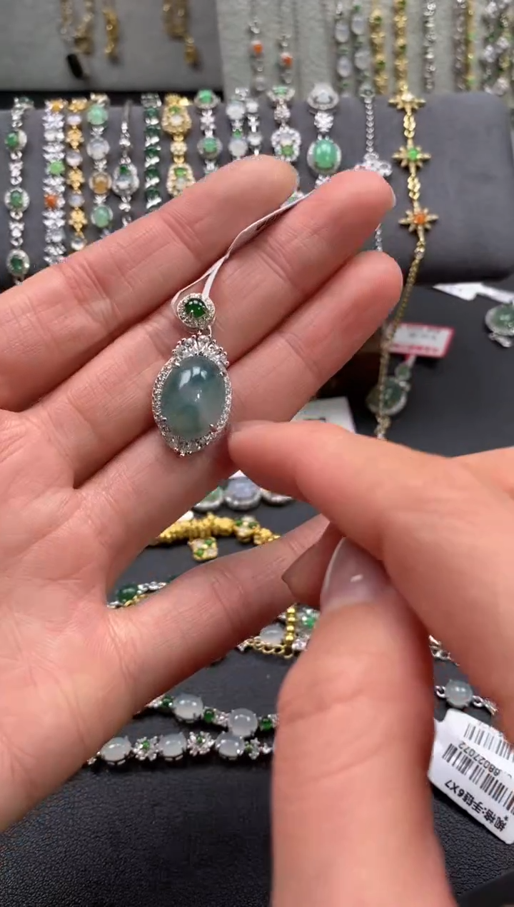 【闪购商品】翡翠戒指银S925镶嵌11111--1