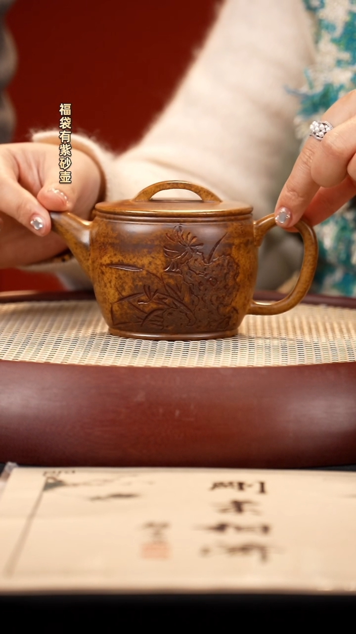 【闪购商品】紫砂茶壶CLQ汉瓦 柴烧