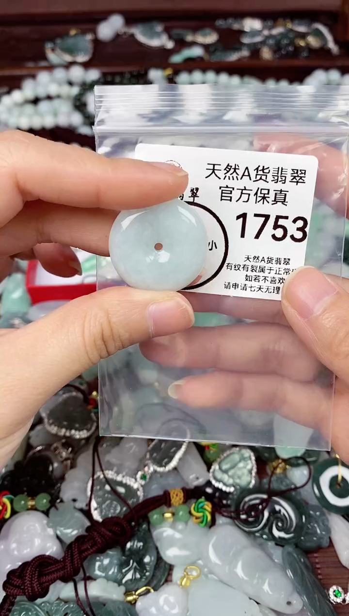 【闪购商品】翡翠颈饰未镶嵌天然A货翡翠1753