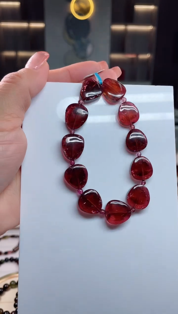 【闪购商品】碧玺单圈手串未镶嵌（多样性发一条）T