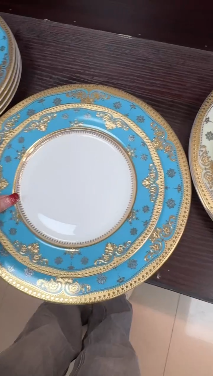 【闪购商品】瓷片10.5+8大小摆台  福利价