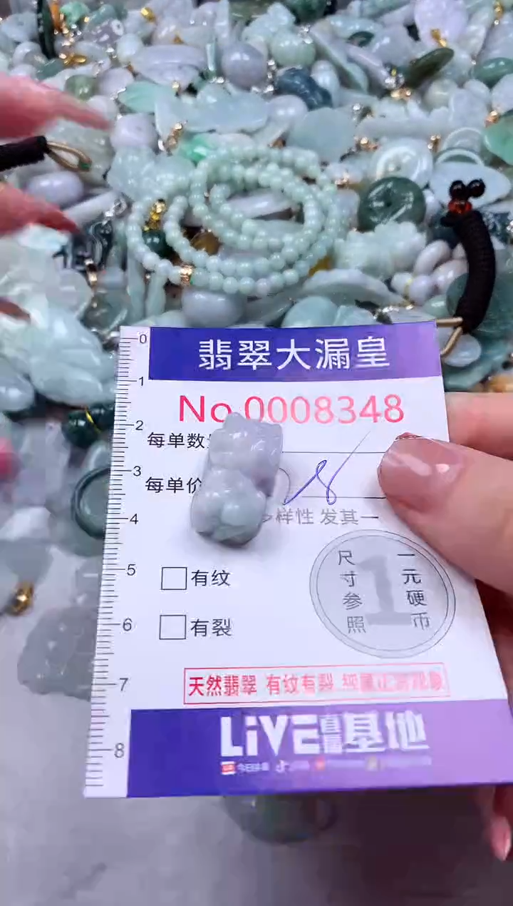 颈饰未镶嵌翡翠8348