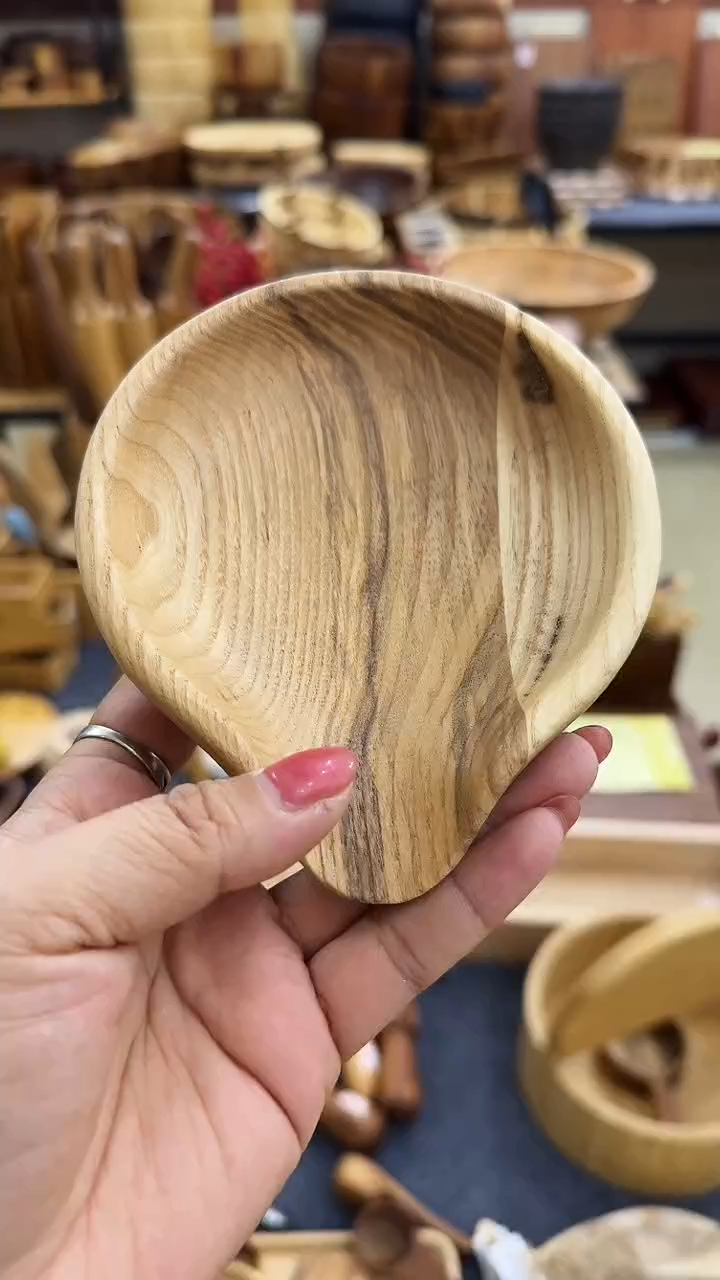 闪购白蜡 木勺托