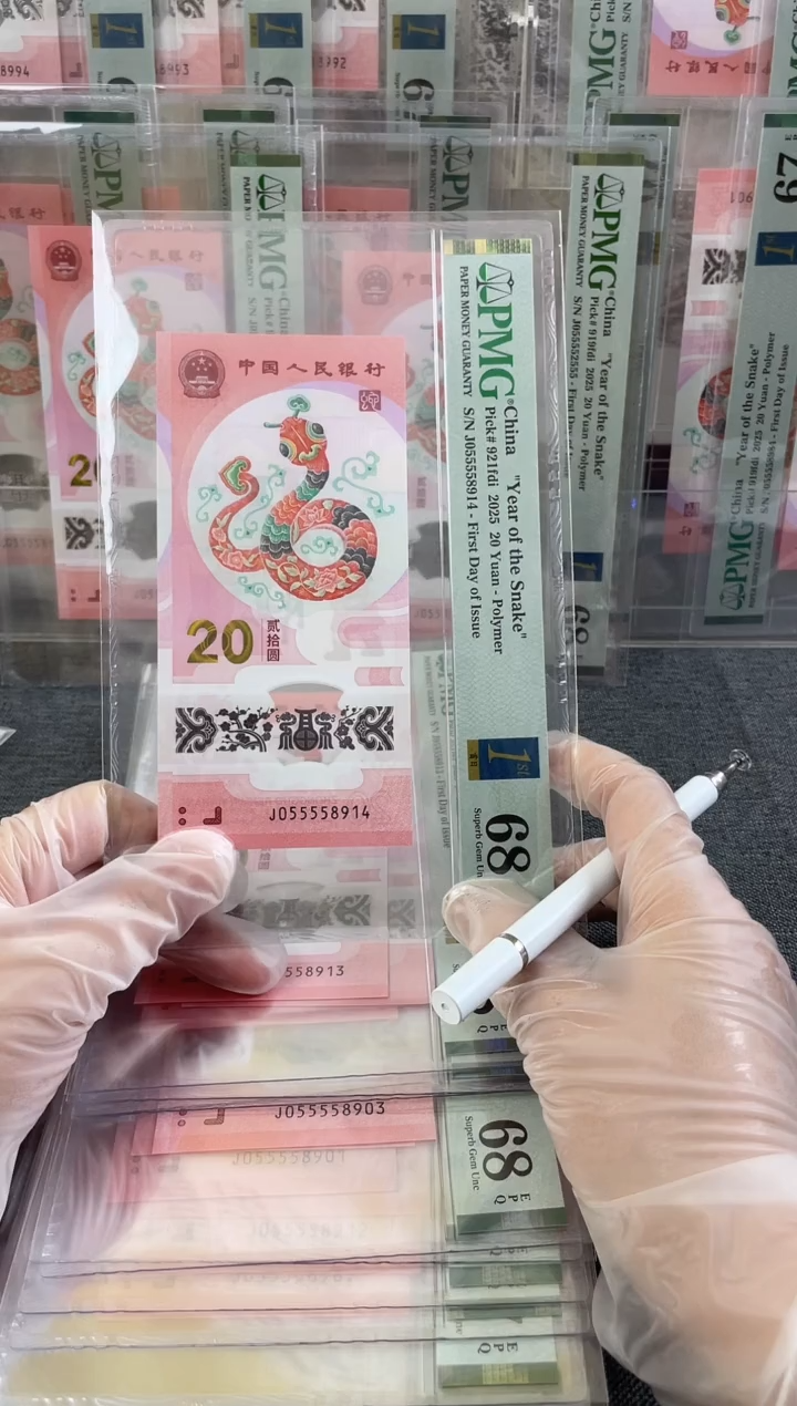 【闪购商品】塑料PMG蛇钞4个5头尾8914