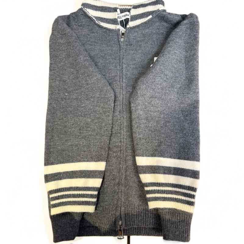 Moonlit 秋冬季经典时尚百搭保暖灰色针织开衫长袖针织