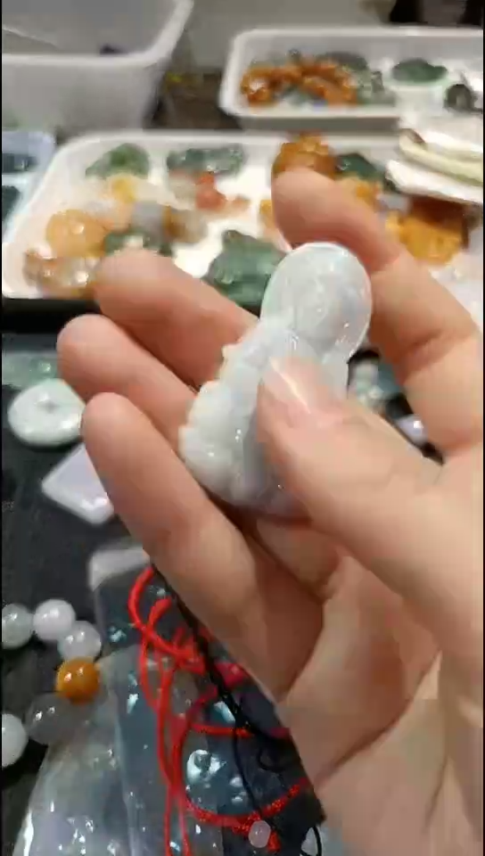 吊坠(不含链)未镶嵌翡翠翡翠观音