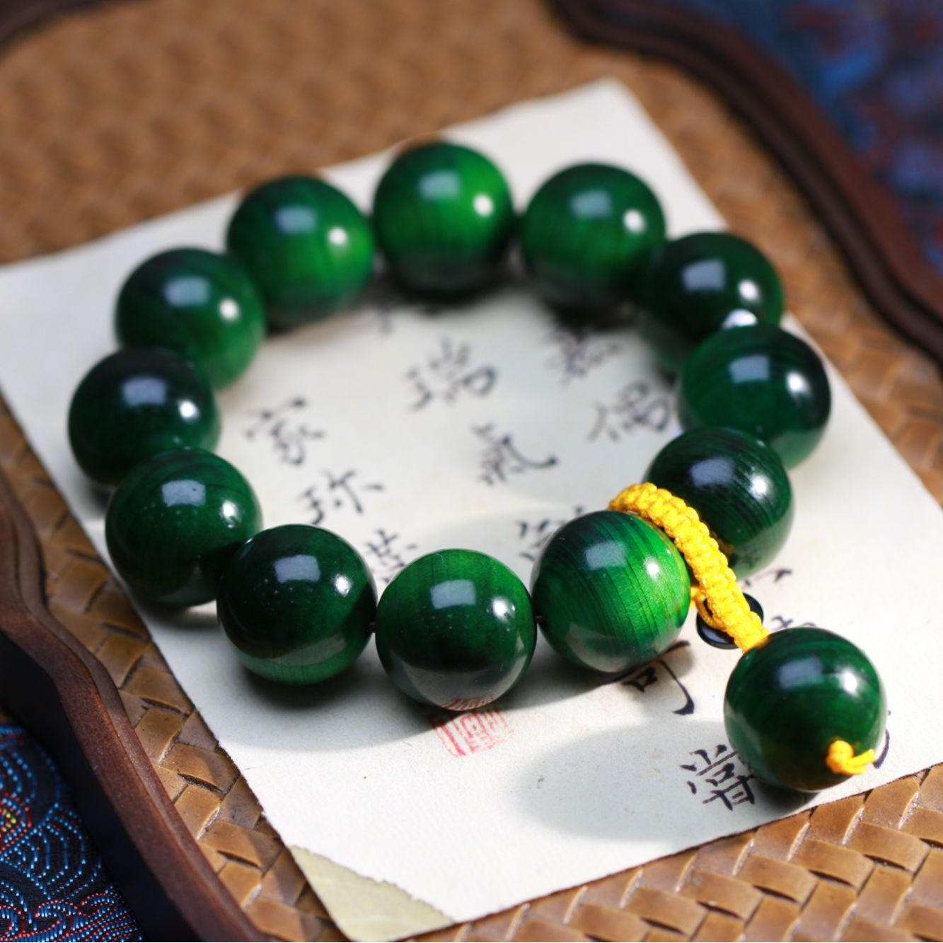 【曹总文玩】沉香木串（多样性发其一)F39