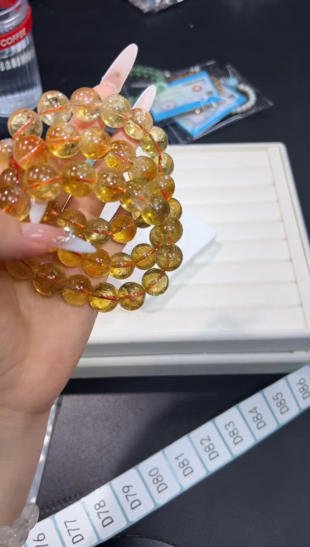 水晶手串未镶嵌72D多样性发其一【1条】默认微瑕