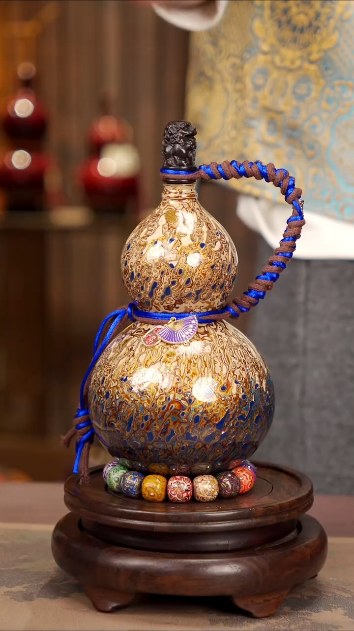 【闪购商品】128易林高端工艺大漆酒葫芦--588