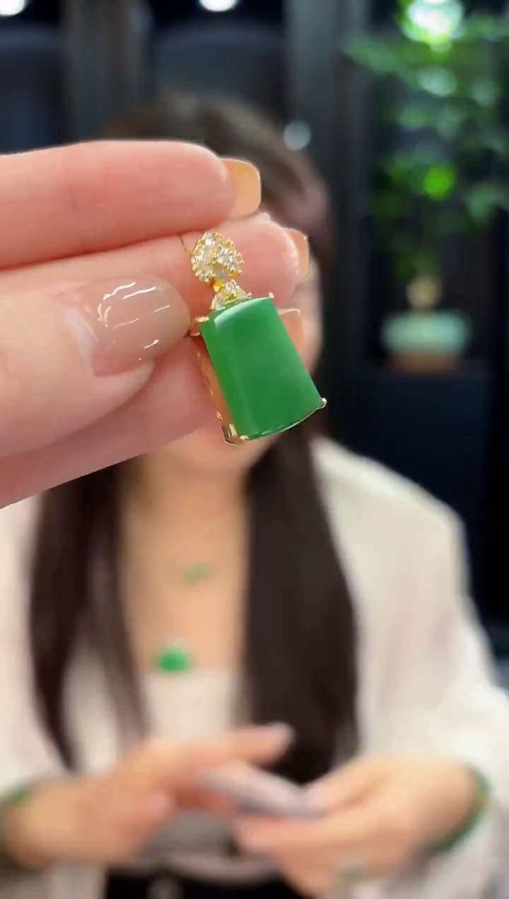 颈饰未镶嵌翡翠缅甸A货/支持复检/一件