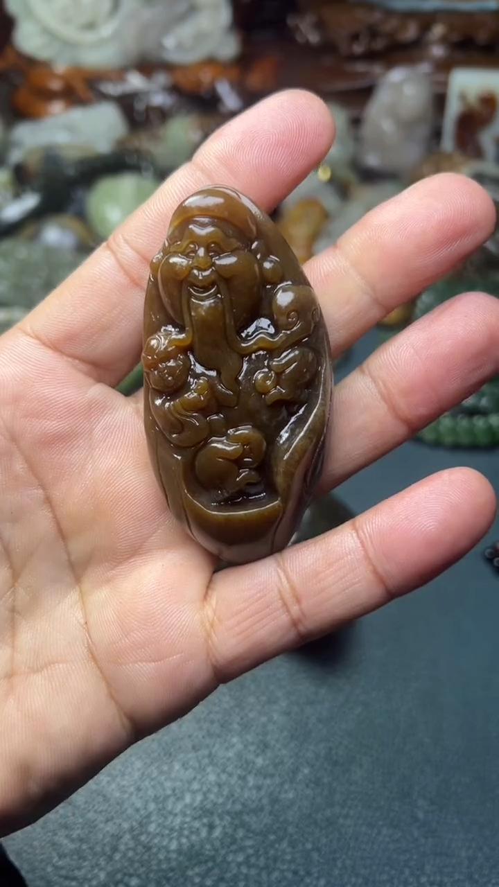 未镶嵌和田玉把件-0