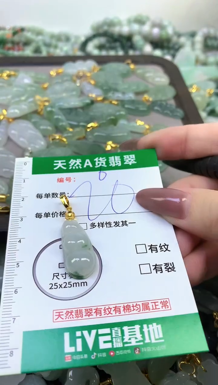 颈饰未镶嵌翡翠纯天然缅甸A货翡翠