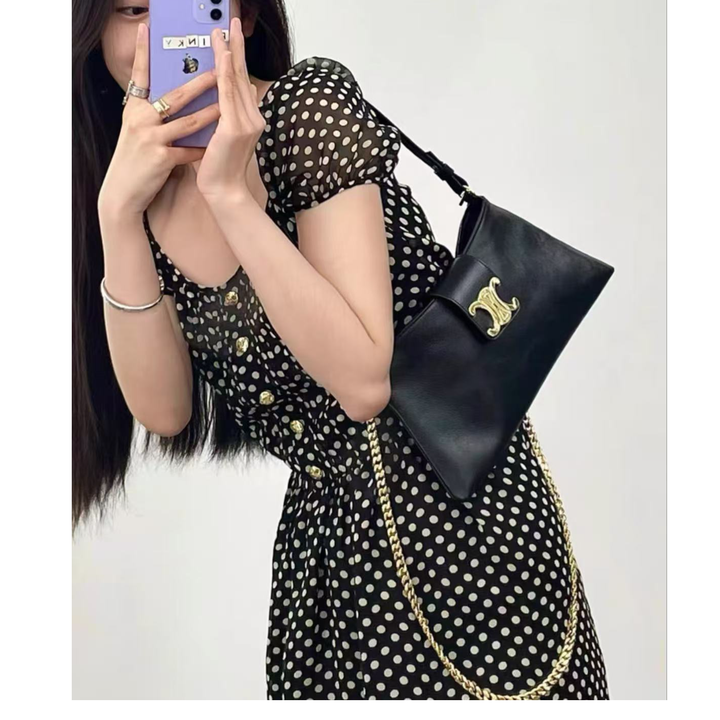 99新 Celine/思琳 双双臻选/cc00648/思琳连衣裙/38码