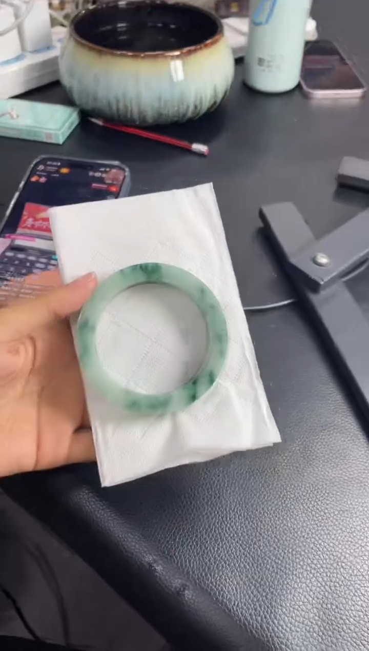 【闪购商品】定制翡翠手镯未镶嵌正圈AXLSZ-DZS53