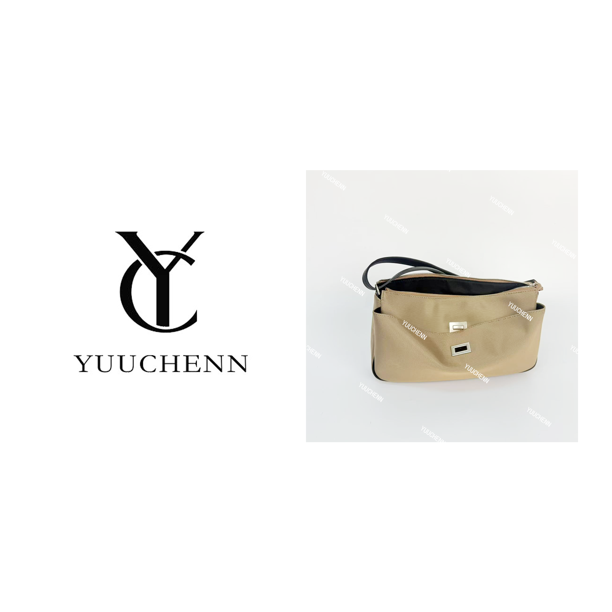 YUUCHENN/27cm原创设计高定真皮包 HH5670