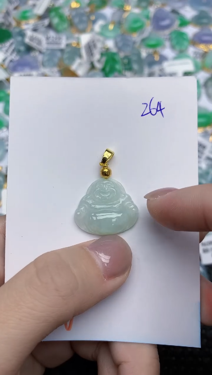 【闪购商品】翡翠颈饰未镶嵌天然翡翠A货