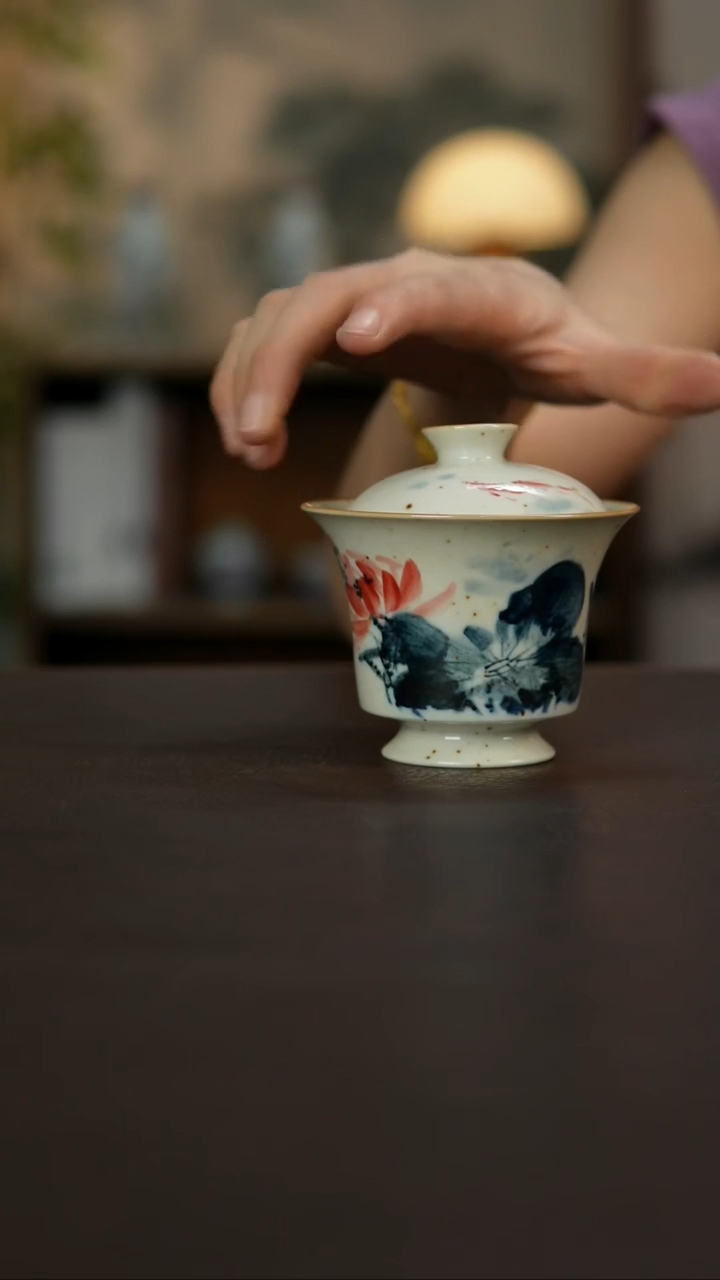 杯景德镇陶瓷杯碗柴烧多人