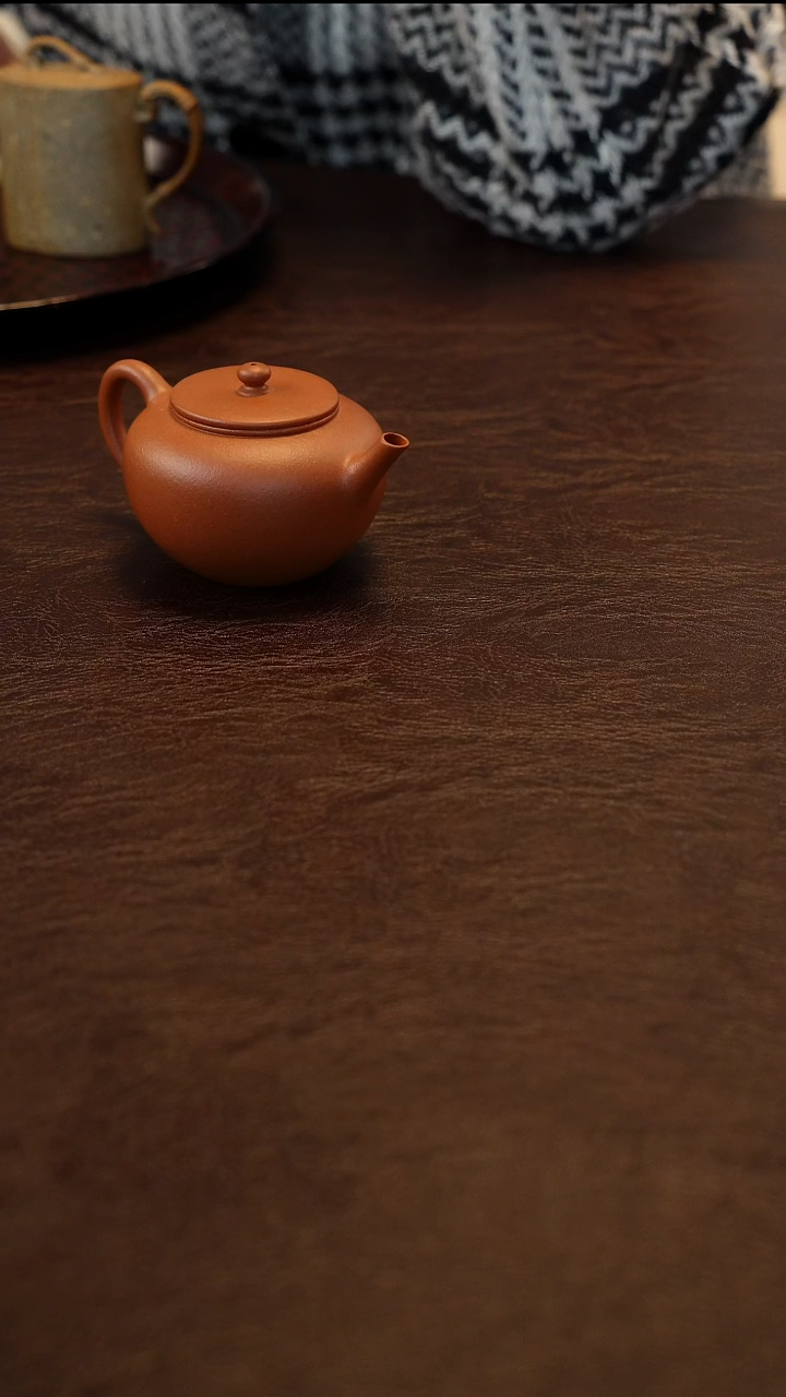 茶壶紫砂朱泥水平