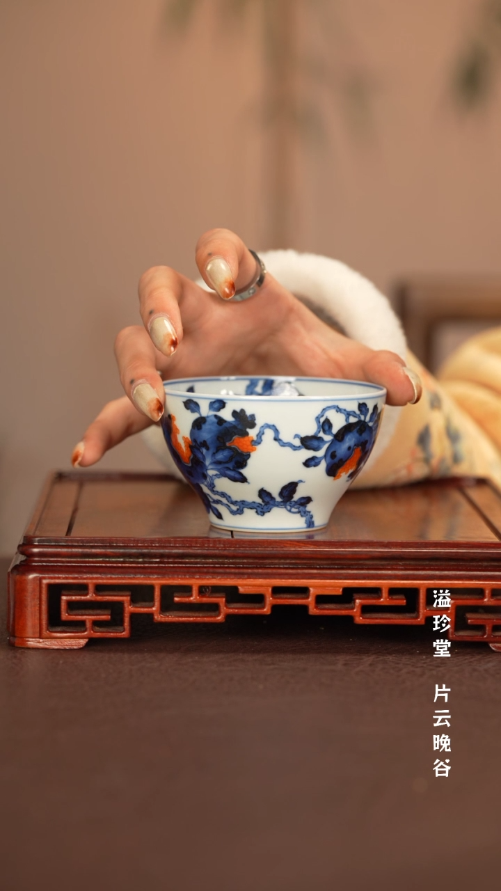 【闪购商品】杯子小卿亭景德镇手工手绘陶瓷