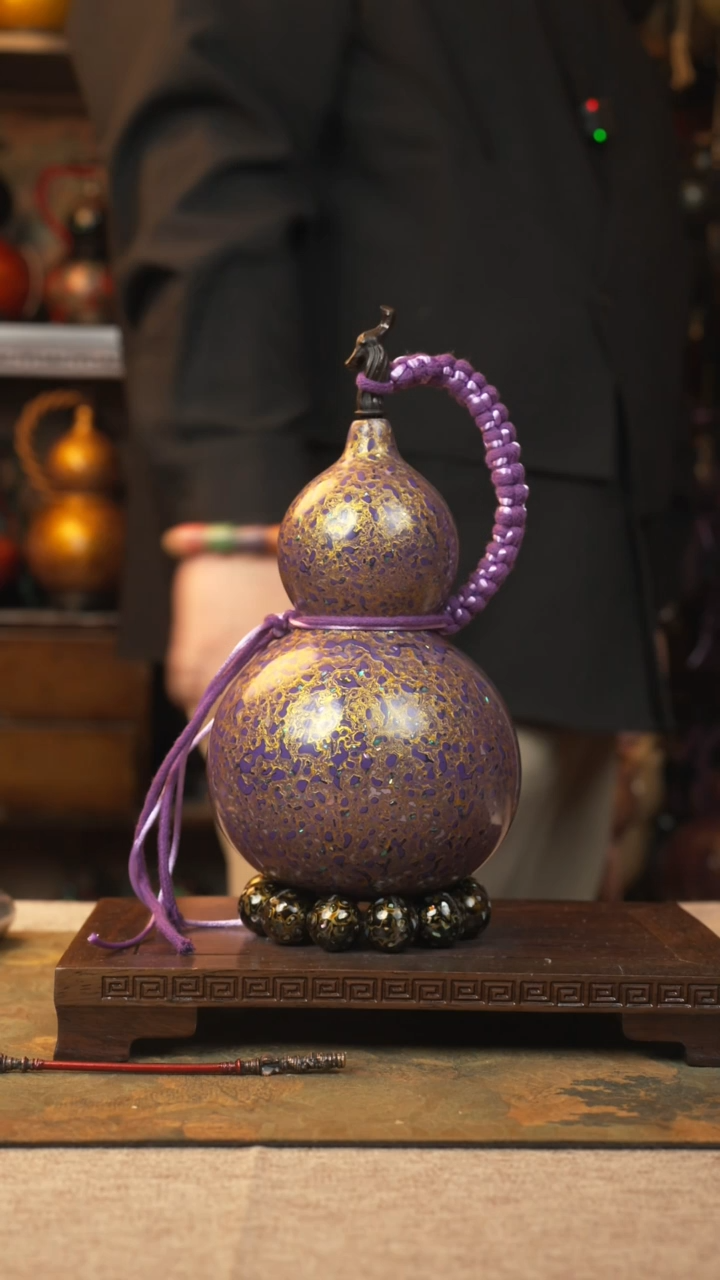 【闪购商品】223大漆葫芦一物一拍记750ml