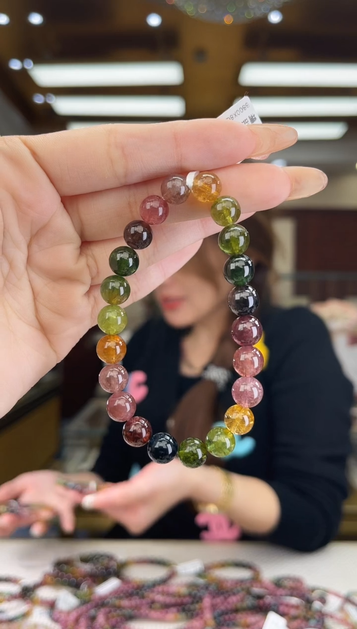 【闪购商品】碧玺/未镶嵌8mm+碧玺单圈多样性发货23