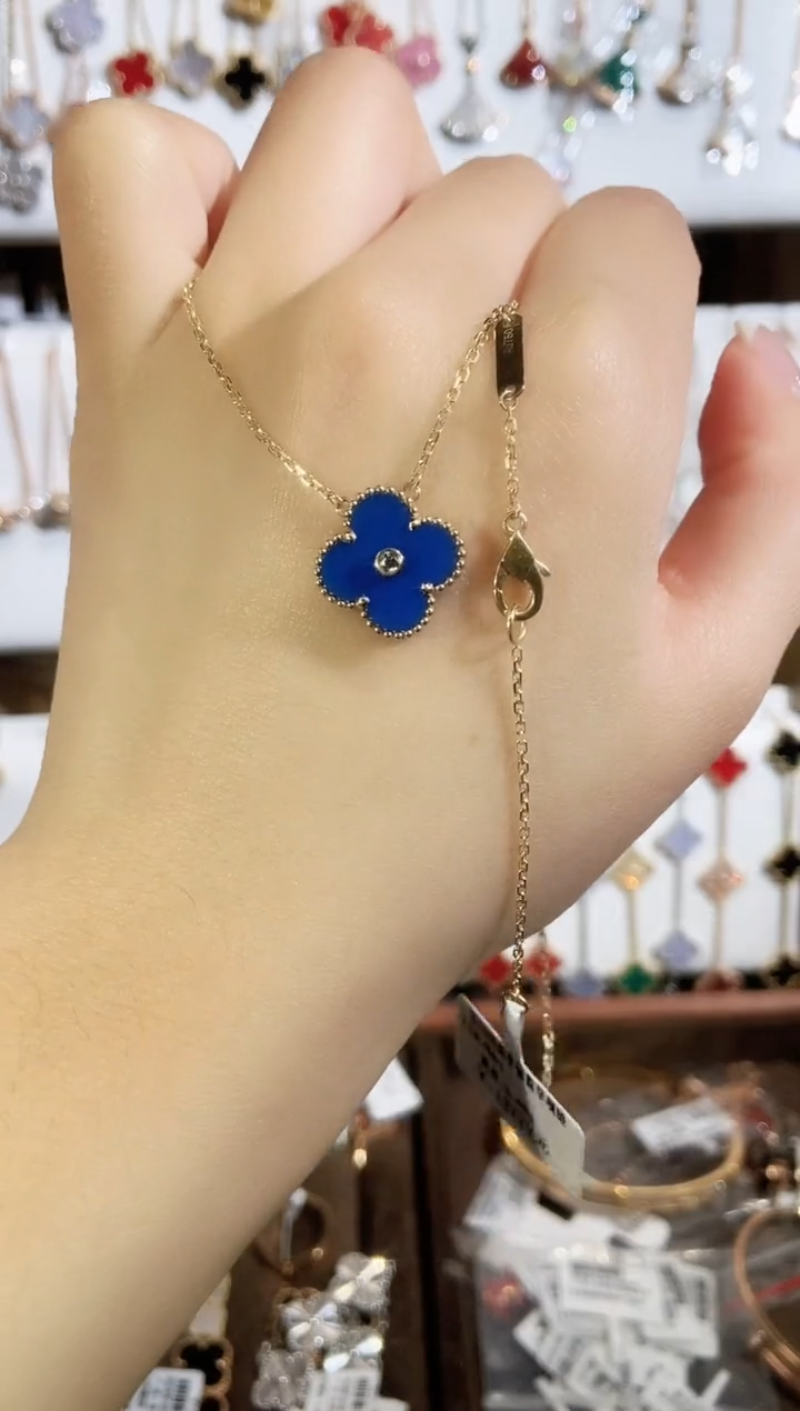 【闪购商品】钻石套链18K金镶嵌钻石K黄