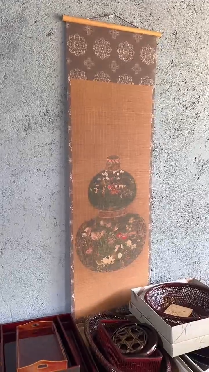 15.葫芦挂画超细竹丝30*75