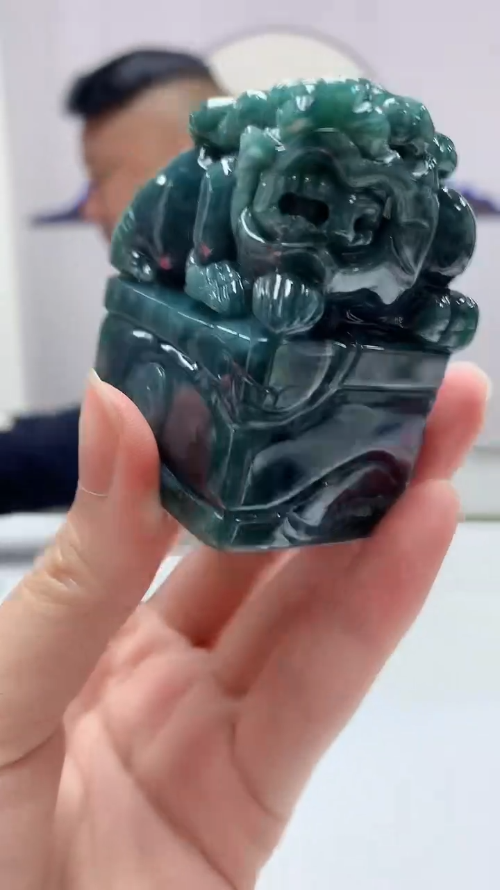 【闪购商品】定制翡翠未镶嵌4969zm-毛货挂件74