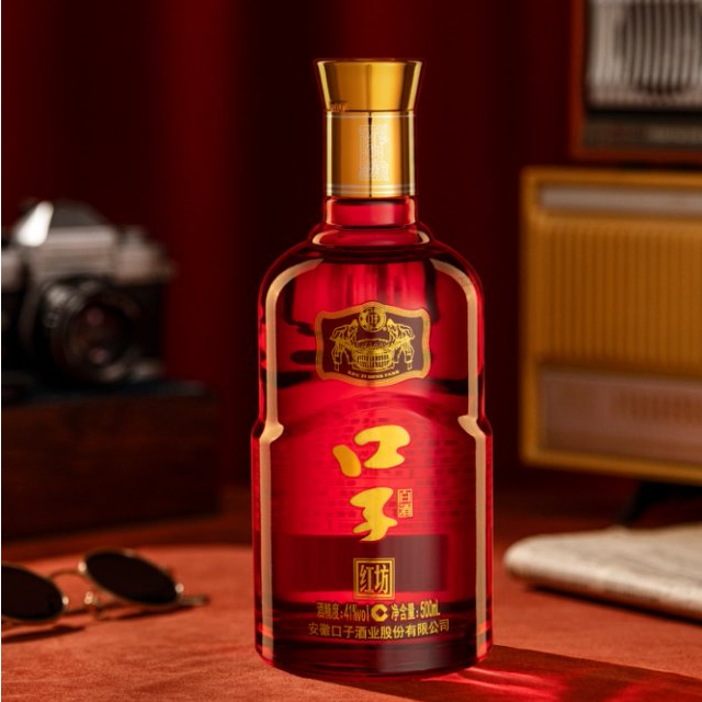 口子窖口子酒【口子红坊】兼香型纯粮白酒*2瓶41度500ml