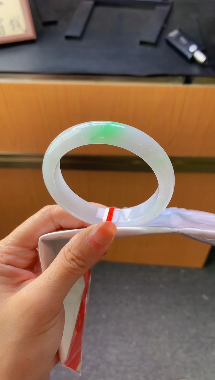 未镶嵌手镯翡翠-C49 圈口 