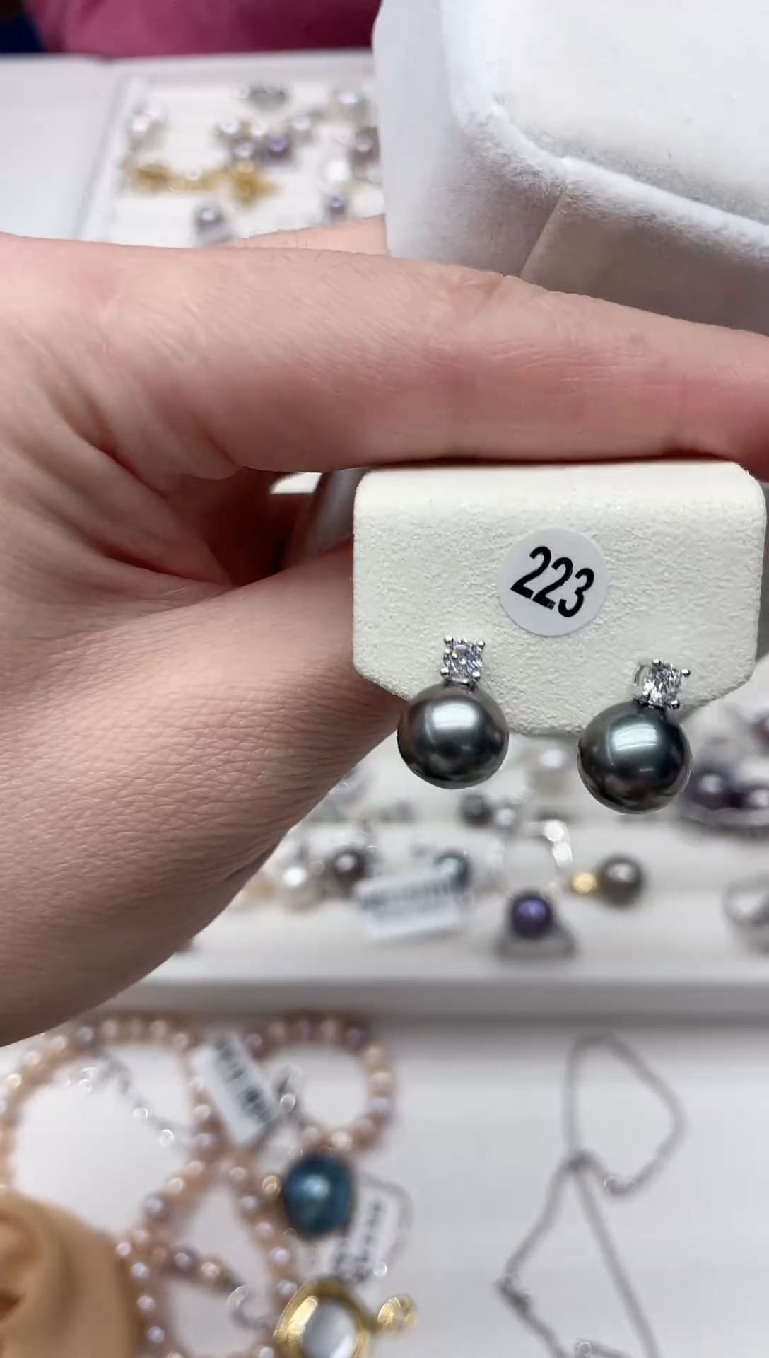 【闪购商品】海水珍珠耳饰银S925镶嵌耳饰