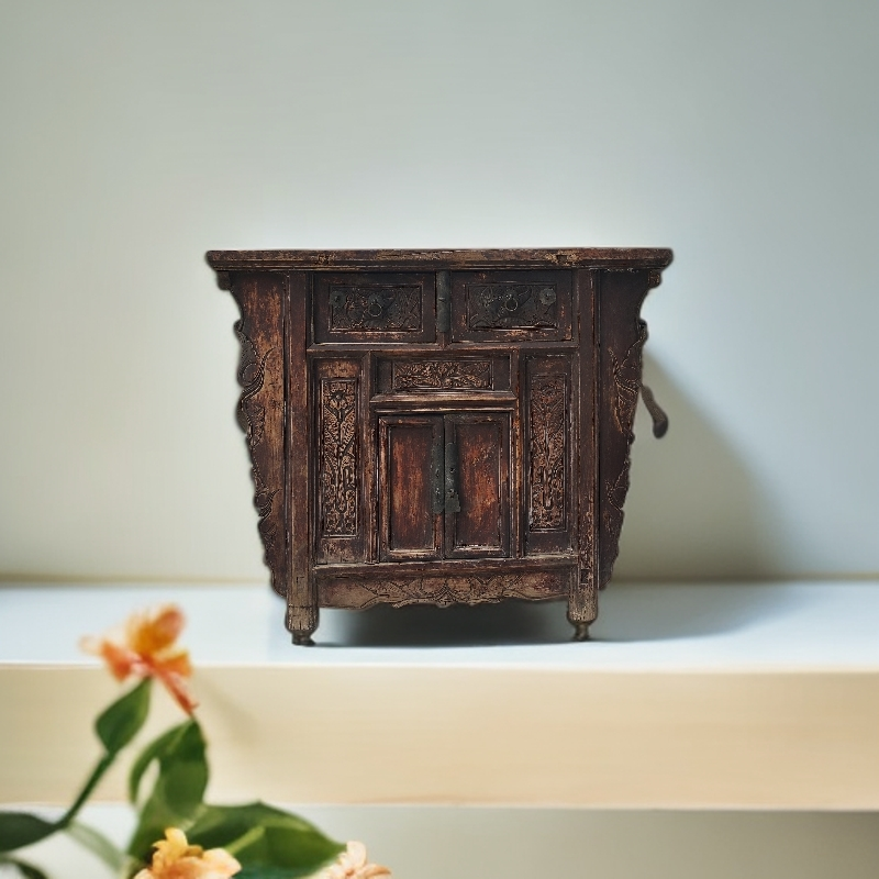 老二闷蝴蝶柜二抽桌柜子专拍链接不包邮