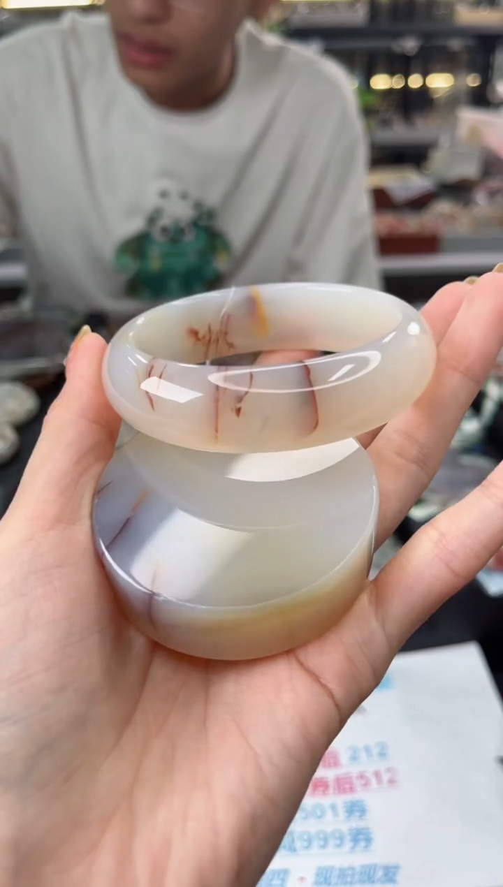 【闪购商品】石英质玉手镯未镶嵌60圈口（赠品镯心）3681235