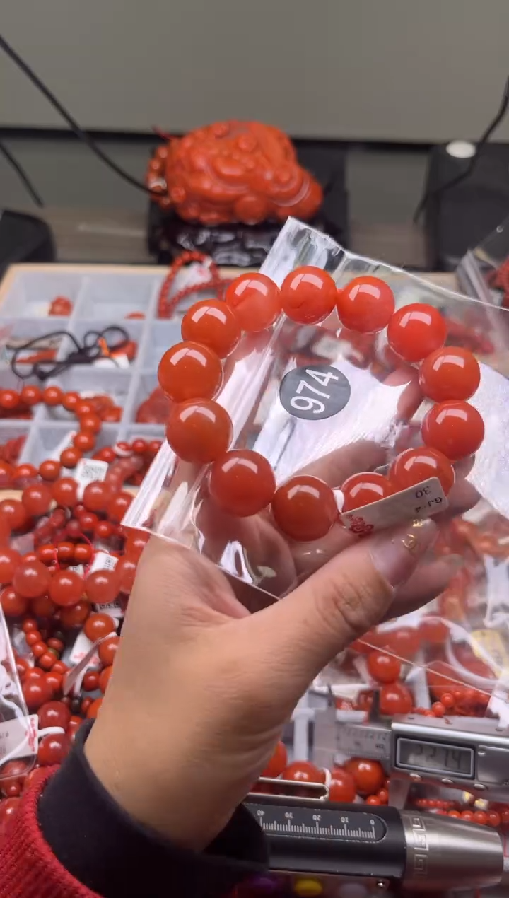 【闪购商品】南红玛瑙珠宝奇石未镶嵌974-17+