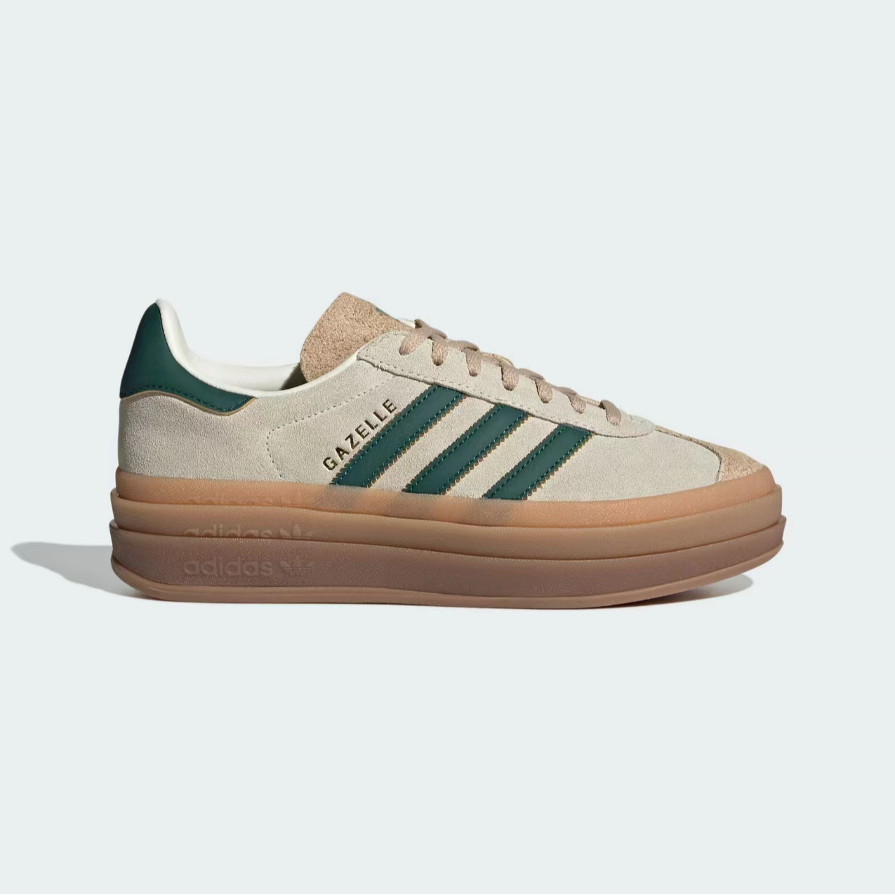 adidas阿迪低帮经典女子运动板鞋厚底拼色复古帆布鞋ID7056