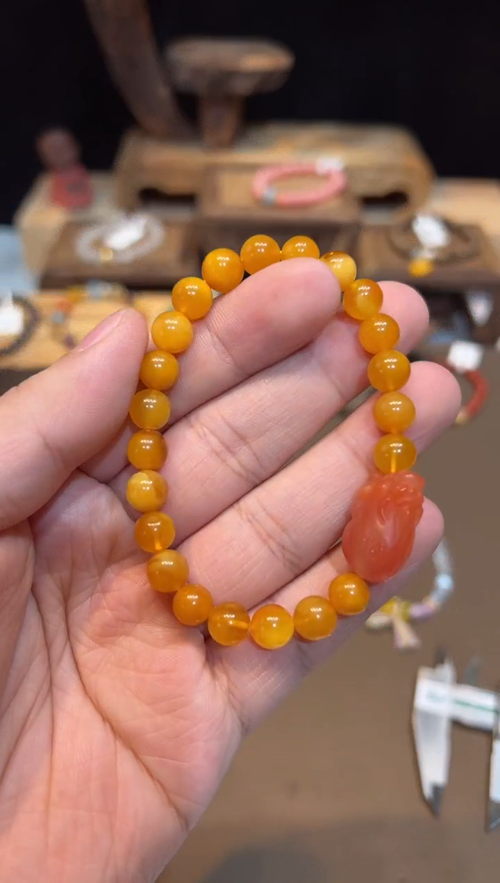 【闪购商品】琥珀手饰未镶嵌手饰@@E6255