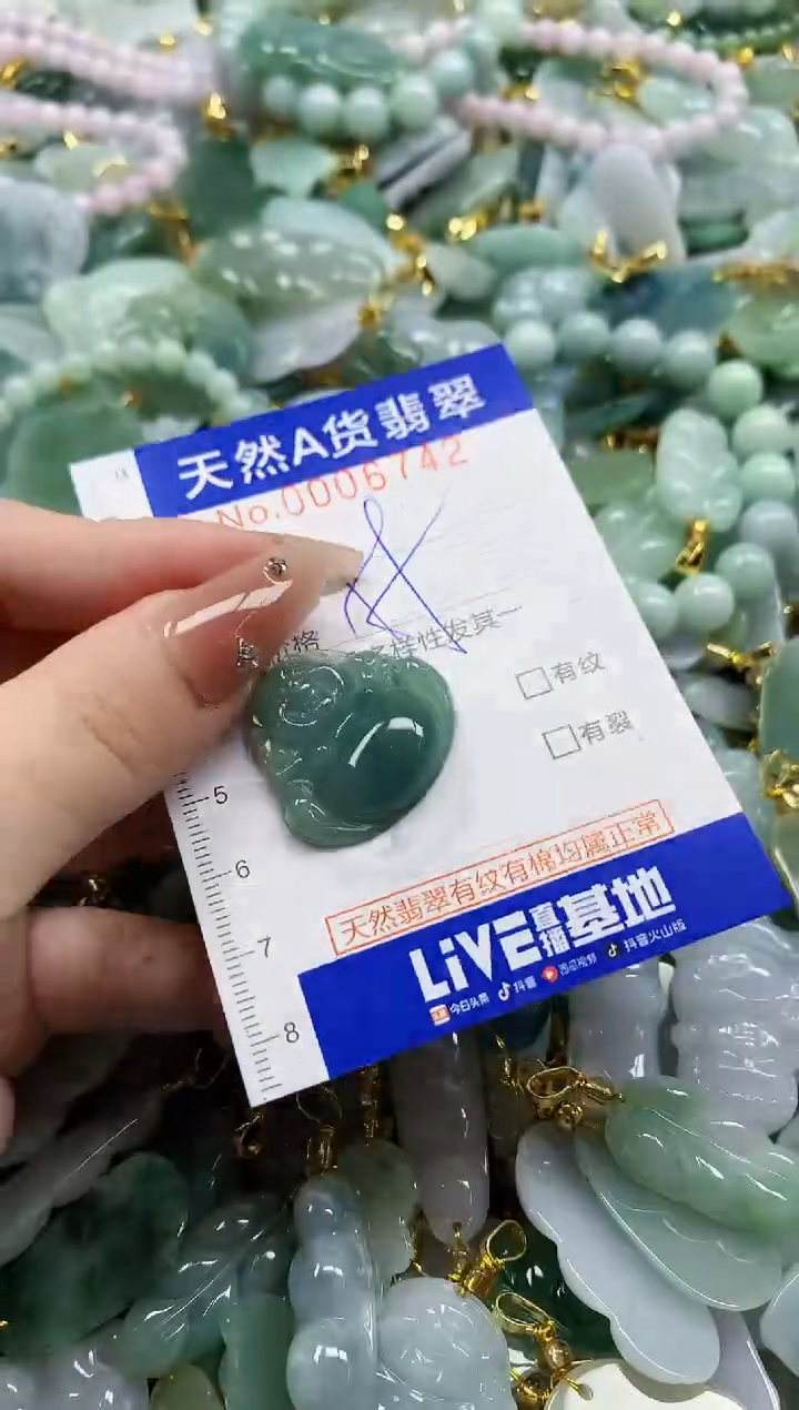 颈饰未镶嵌翡翠天然A货翡翠