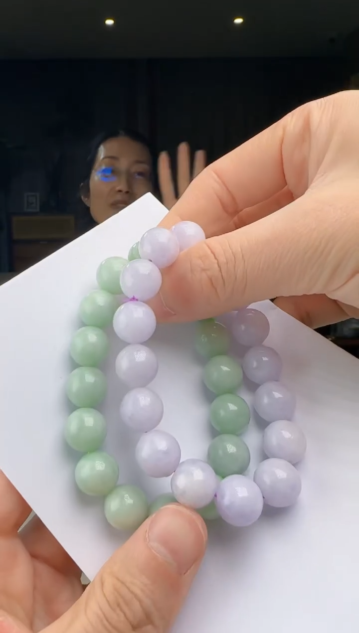 【闪购商品】翡翠手串未镶嵌多样性发一套DY@@WS1WX27234