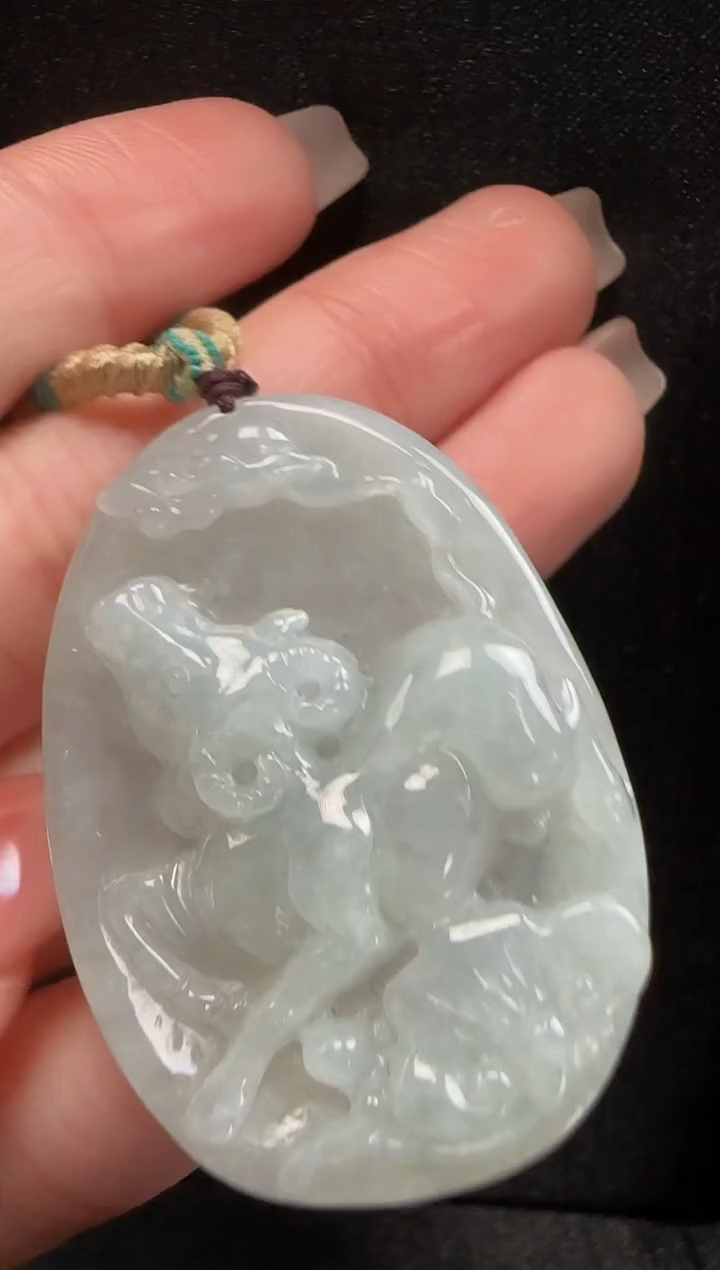 【闪购商品】翡翠颈饰未镶嵌914生肖牛一个