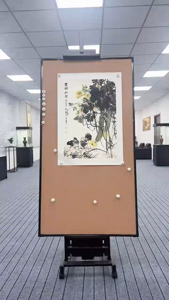 国画国画作品三个平尺