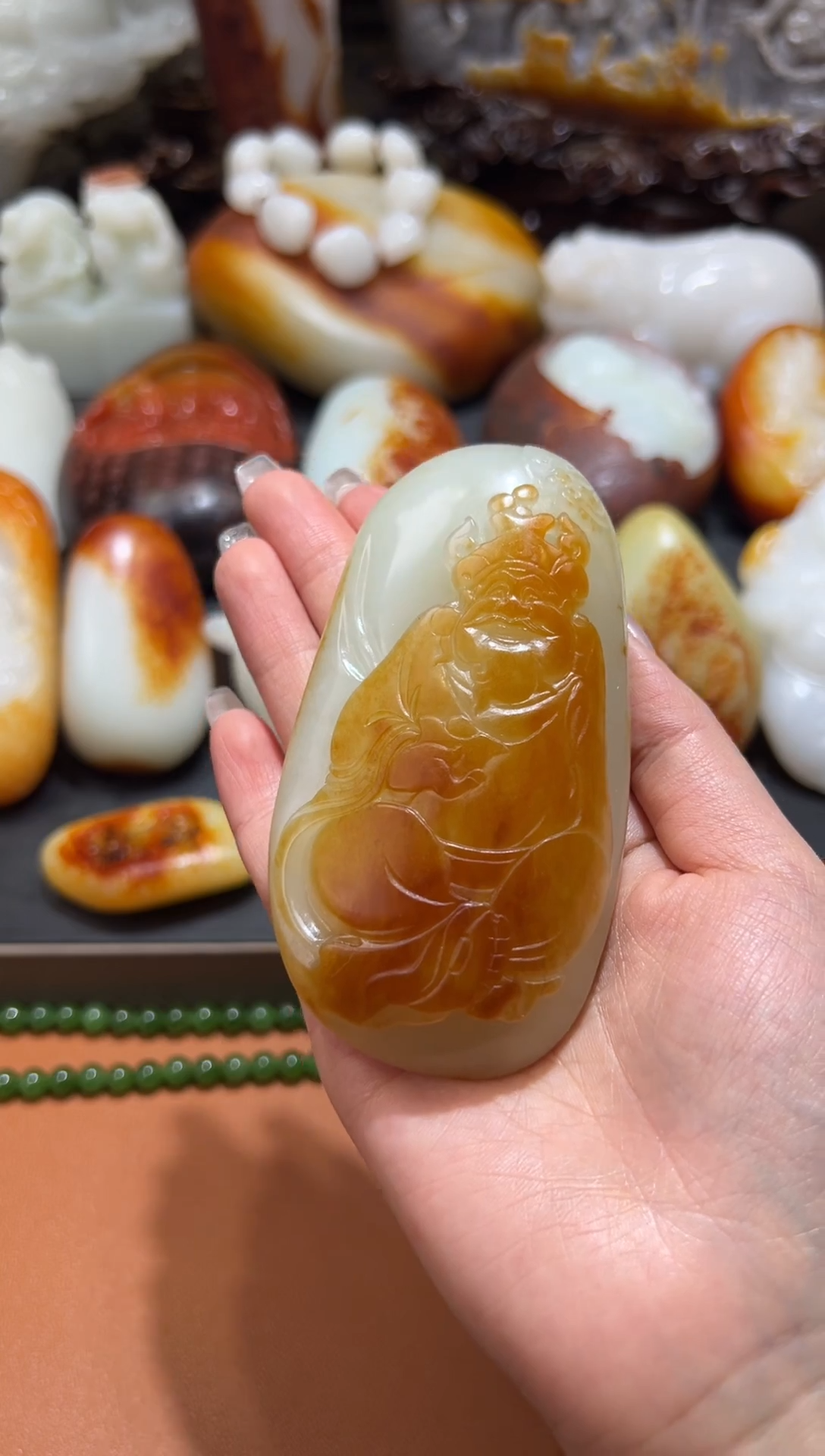 未镶嵌和田玉把件顺****6和田玉