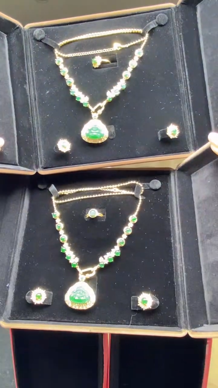 颈饰未镶嵌翡翠多样性发货【只发一套】*q50