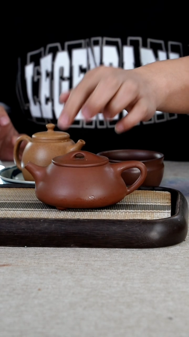 【闪购商品】紫砂茶壶原矿红皮龙景州石瓢280cc